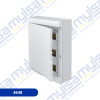 Thumbnail TABLERO PLÁSTICO ADOSAR 48 MÓDULOS BLANCO PUERTA BLANCA0