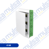 Thumbnail TABLERO PLÁSTICO EMBUTIR 48 MÓDULOS BLANCO PUERTA BLANCA0